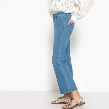 Джинсы расклешенные, стандартная талия