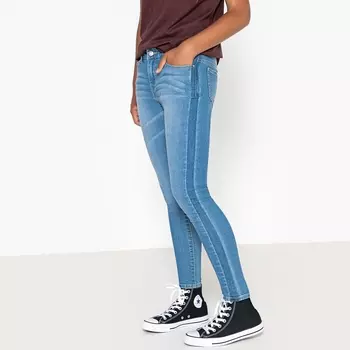 Джинсы скинни с лентой сбоку 10-16 лет