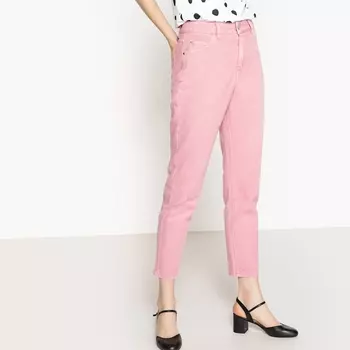 Джинсы свободные, широкие, с высокой талией