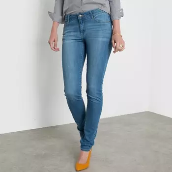 Джинсы узкие из денима