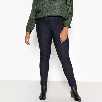 Джинсы узкие с завышенной талией