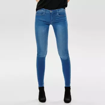 Джинсы узкие, стандартная талия, покрой с 5 карманами