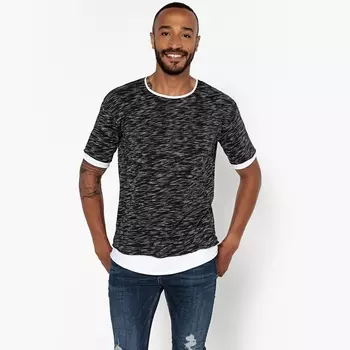 Футболка оверсайз с вырезом круглым и рукавами короткими