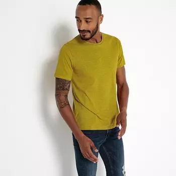 Футболка покроя оверсайз с круглым вырезом и короткими рукавами