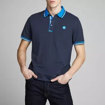 Футболка-поло Jcochallenge с логотипом на груди