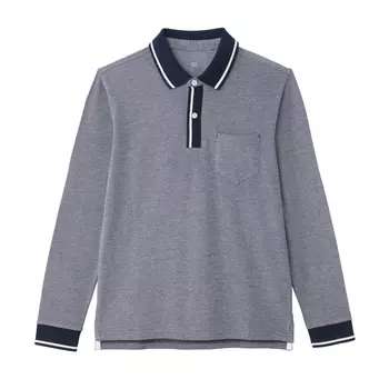 Футболка-поло с длинными рукавами