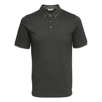 Футболка-поло с короткими рукавами из трикотажа пике