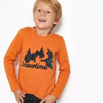 Футболка с длинными рукавами 3-12 лет