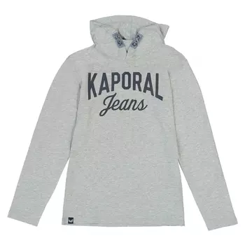 Футболка с длинными рукавами и капюшоном, 10-16 лет