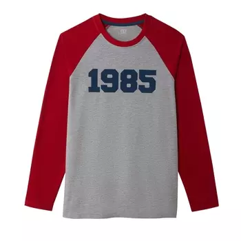 Футболка с длинными рукавами и круглым вырезом