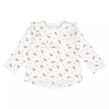 Футболка с длинными рукавами и рисунком, 0 мес. - 3 года