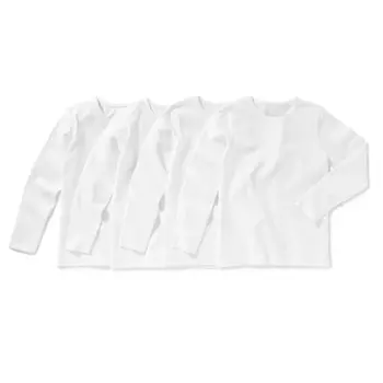 Футболка с длинными рукавами, на 3-12 лет (4 шт.)