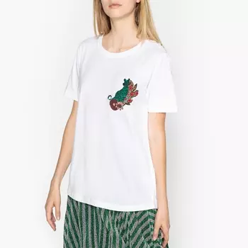 Футболка с круглым вырезом и аппликацией RIGO