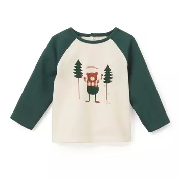 Футболка с круглым вырезом и длинными рукавами Oeko Tex