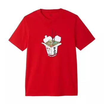 Футболка с круглым вырезом и короткими рукавами