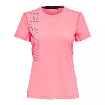 Футболка с круглым вырезом и короткими рукавами