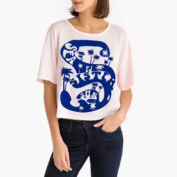 Футболка с круглым вырезом и короткими рукавами LUC