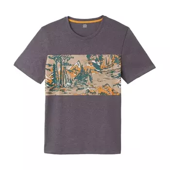 Футболка с круглым вырезом и короткими рукавами