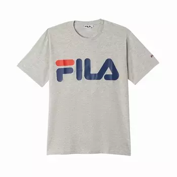 Футболка с круглым вырезом и короткими рукавами