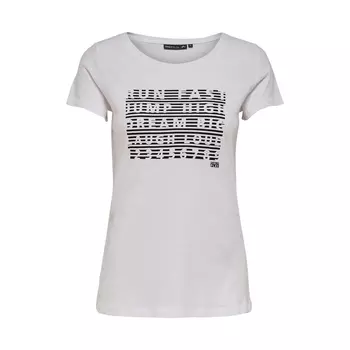 Футболка с круглым вырезом и рисунком на груди Laila