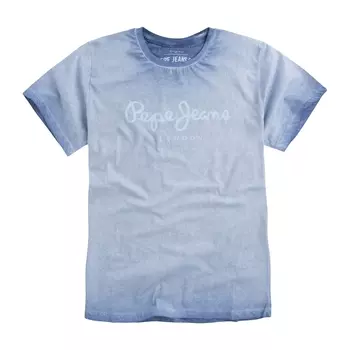 Футболка с круглым вырезом и рисунком спереди