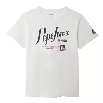 Футболка с круглым вырезом и рисунком спереди