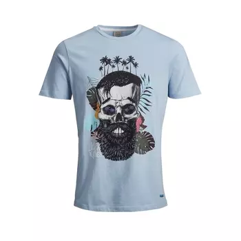 Футболка с круглым вырезом и рисунком спереди