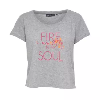 Футболка с круглым вырезом и рисунком спереди