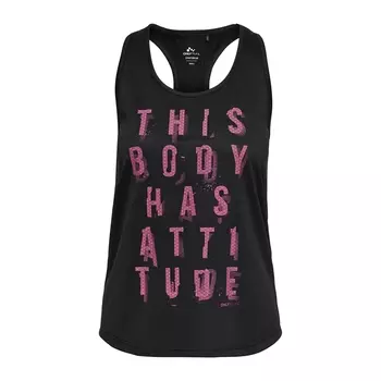 Футболка с круглым вырезом на тонких бретелях