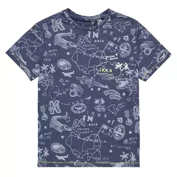 Футболка с рисунком, 4-14 лет