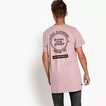 Футболка с рисунком и круглым вырезом, 10-16 лет