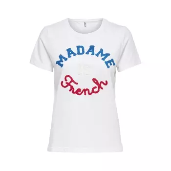 Футболка с рисунком и круглым вырезом