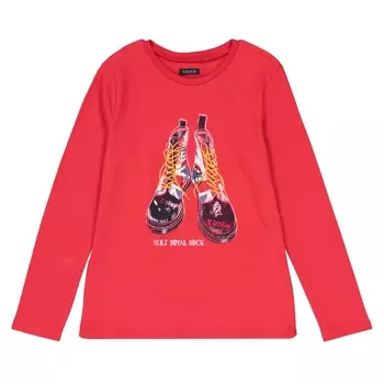 Футболка с рисунком кеды, 3-14 лет