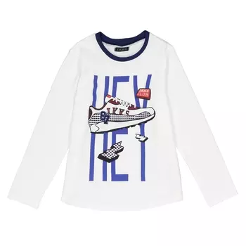 Футболка с рисунком Кеды, 3-14 лет