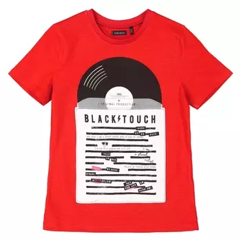 Футболка с рисунком спереди, 4-14 лет