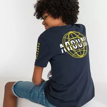 Футболка с рисунком сзади, знак Oeko-Tex, 10-16 лет