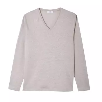 Футболка с V-образным вырезом, 100% лен