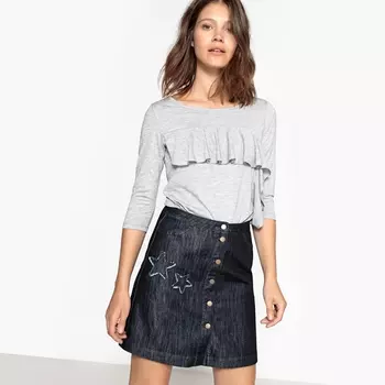 Футболка с воланом