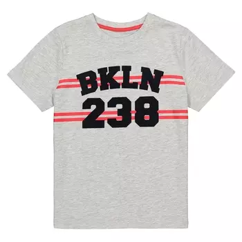 Футболка в стиле американского колледжа с короткими рукавами, 3-12 лет