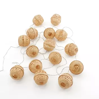 Гирлянда светодиодная из бамбука Zibiline