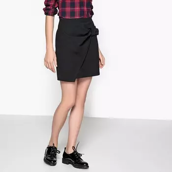 Юбка асимметричная из плотного трикотажа