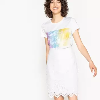 Юбка-карандаш с английским шитьём средней длины