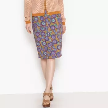 Юбка-карандаш с рисунком в африканском стиле