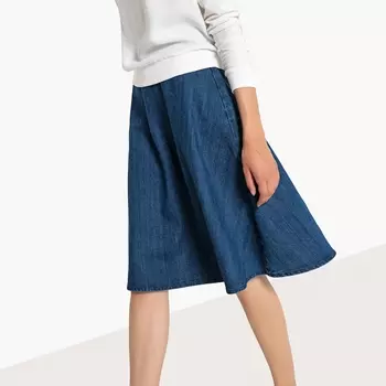 Юбка клеш из денима