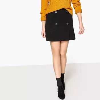 Юбка короткая прямая