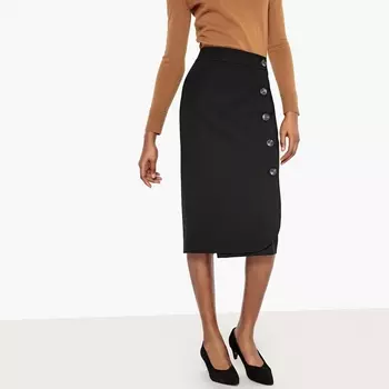 Юбка прямая на пуговицах