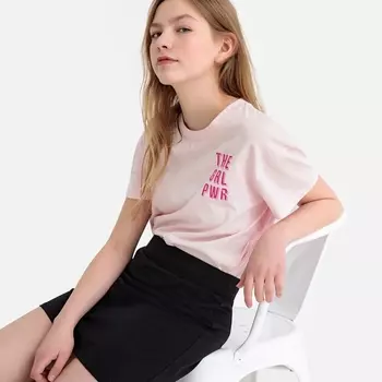 Юбка прямая с эластичным поясом, 10-16 лет