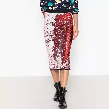 Юбка прямая с блестками ROSS