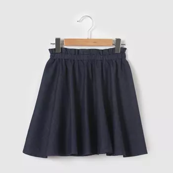 Юбка расклешенная джинсовая, 3-12 лет