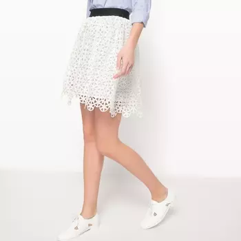 Юбка расклешенная из кружева